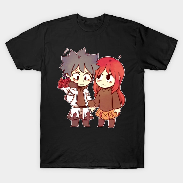 Chibi Jerza T-Shirt by Dragnoodles